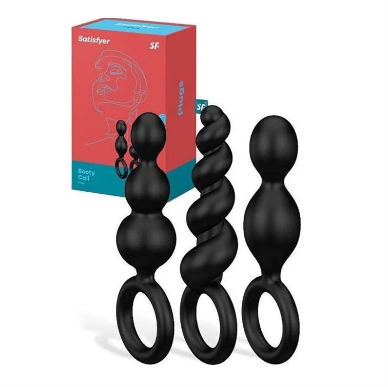 Imagen57 Satisfyer -Booty Call Kit Set 3 Plug Anal Silicona (SF-BC) - Imagen 1