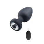 Plug anal con vibracion carga USB y control remoto (PSV-01)