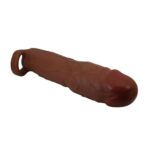 Pretty Love – Funda Extensora de 3 pulgadas Moreno con Anillo Testicular (PL-FA-03-M) - Imagen 4